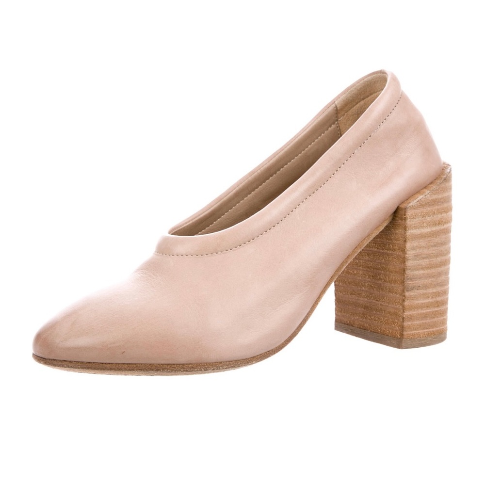 MARSELL very comfortable 100% leather shoes with stable heels